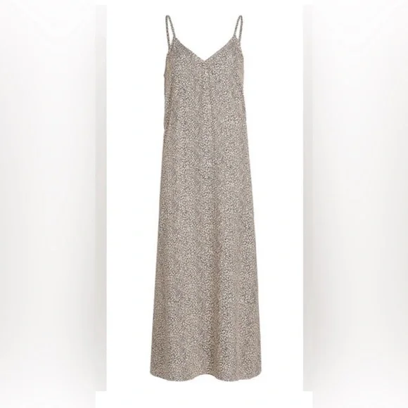 LN Jenni Kayne perfect fitting womens cream leopard slipdress, viscose size XXL - Picture 5 of 14